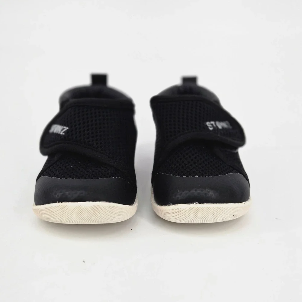 Stonz Cruiser Original Black Baby Shoes Breathable Mesh Sneakers 6-12 M US 4